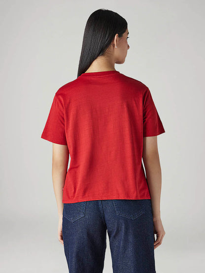 Women's Solid Relaxed Fit T-shirt