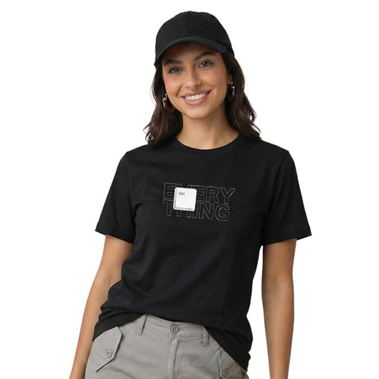 Asymmetric Hem Fitted T-shirt