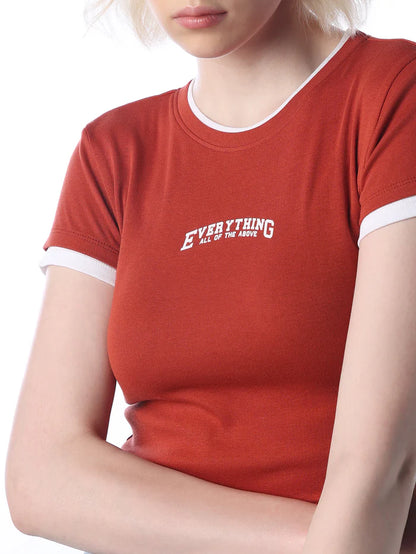 Fitted Crop T-shirt