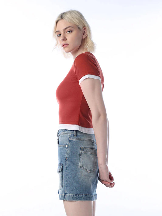 Fitted Crop T-shirt